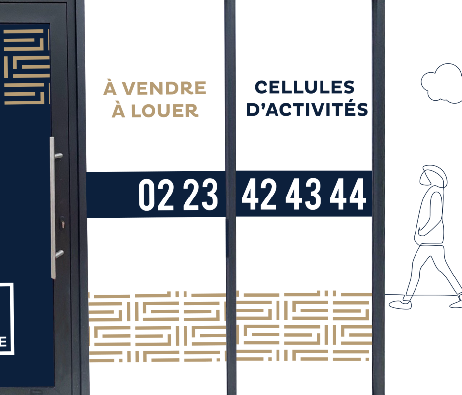 Giboire Renaissance - Adhésifs vitrine